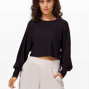 Lululemon LA Relaxed Crop Puff Long Sleeve